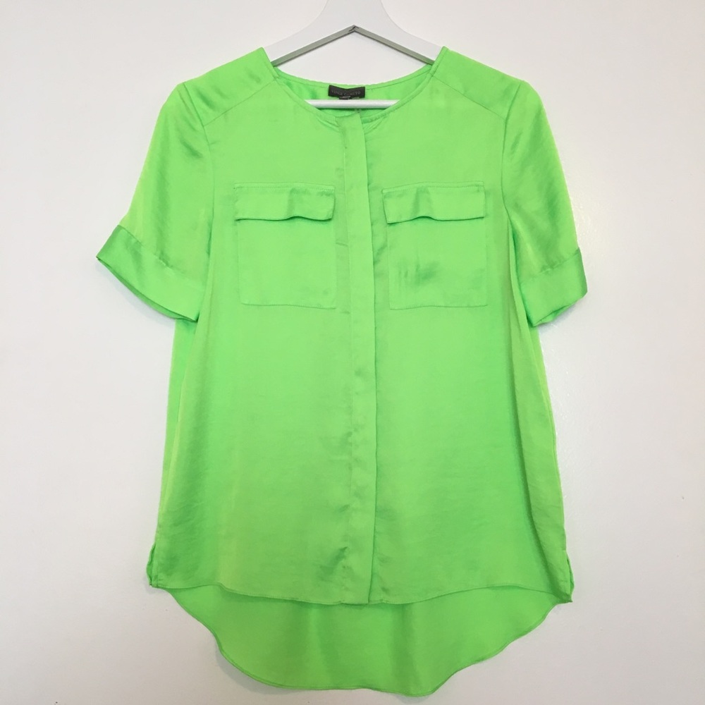 Vince Camuto Lime Green Blouse